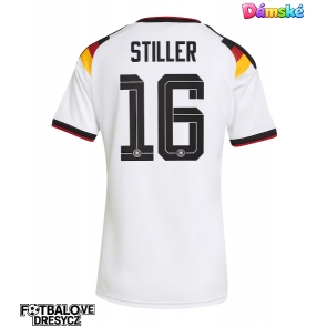 Německo Angelo Stiller #16 Dámské Domácí Dres MS 2026 Krátký Rukáv